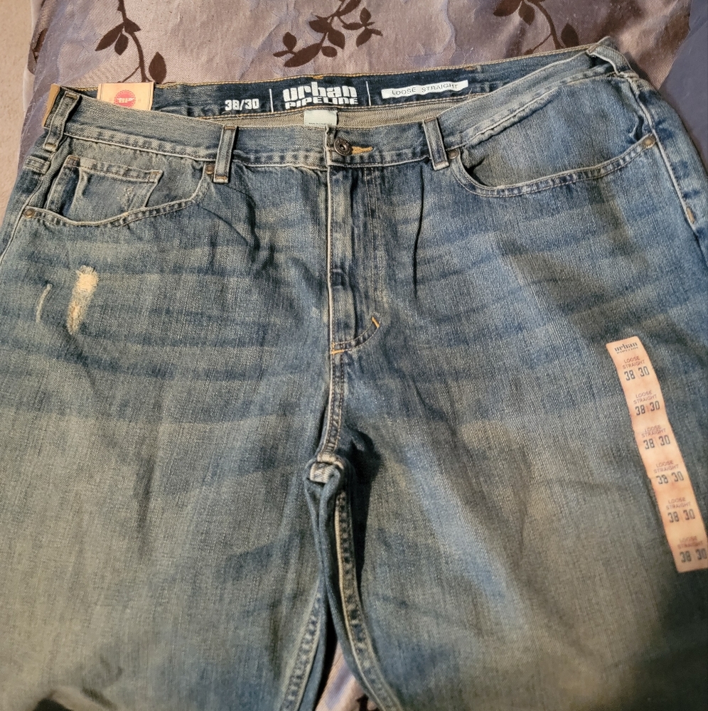 Urban Outfitters Relaxed Fit Men's Jeans in Light Blue